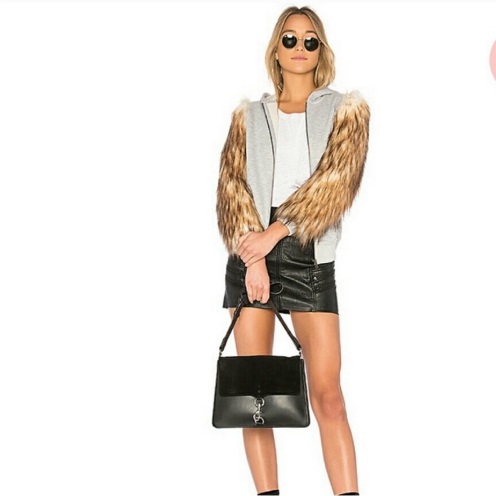 Eaves faux fur sweatshirt